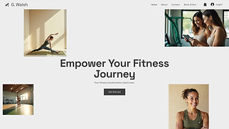  website templates - Fitness Coach (Dynamic)