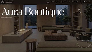 Alle t Website-Vorlagen - Interiordesign-Unternehmen (Elegant)