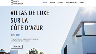 Templates de sites web Immobilier - Société immobilière