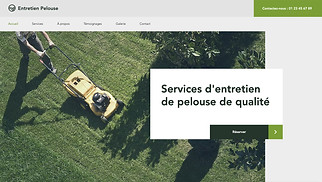 Templates de sites web Travaux et Rénovations - Société de paysagiste