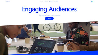 Portfolio & CV website templates - Creative Director Portfolio (Dynamic)