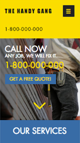 Mẫu trang web Dịch vụ và Bảo trì – Công ty sửa chữa nhà cửa