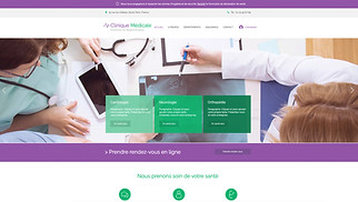 Templates de sites web Santé et bien-être - Clinique Privée