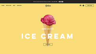 Mẫu trang web Cafe và Bánh - CH kem