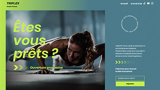 Templates de sites web Sport et fitness - Page d'atterissage « À venir »