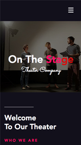 Mẫu trang web Nghệ thuật biểu diễn – Công ty nhà hát