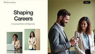 Business website templates - Recruitment Agency (Warm)