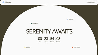 Landing Pages website templates - Wellness Coming Soon (Bright)