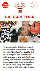 Mẫu trang web Bar và Club – Thanh