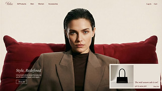 Most Popular website templates - Fashion Store (Clean)