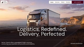 Todo plantillas web – Trucking Company (Minimal)
