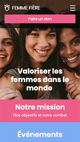 Templates de site web pour Tous - ONG d'émancipation de la femme
