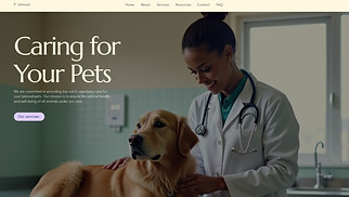 Pets & Animals website templates - Veterinarian (Sleek)