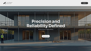 Construction website templates - Construction Company (Professional)