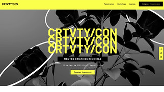 Templates de Página promocional - Conferência de criadores