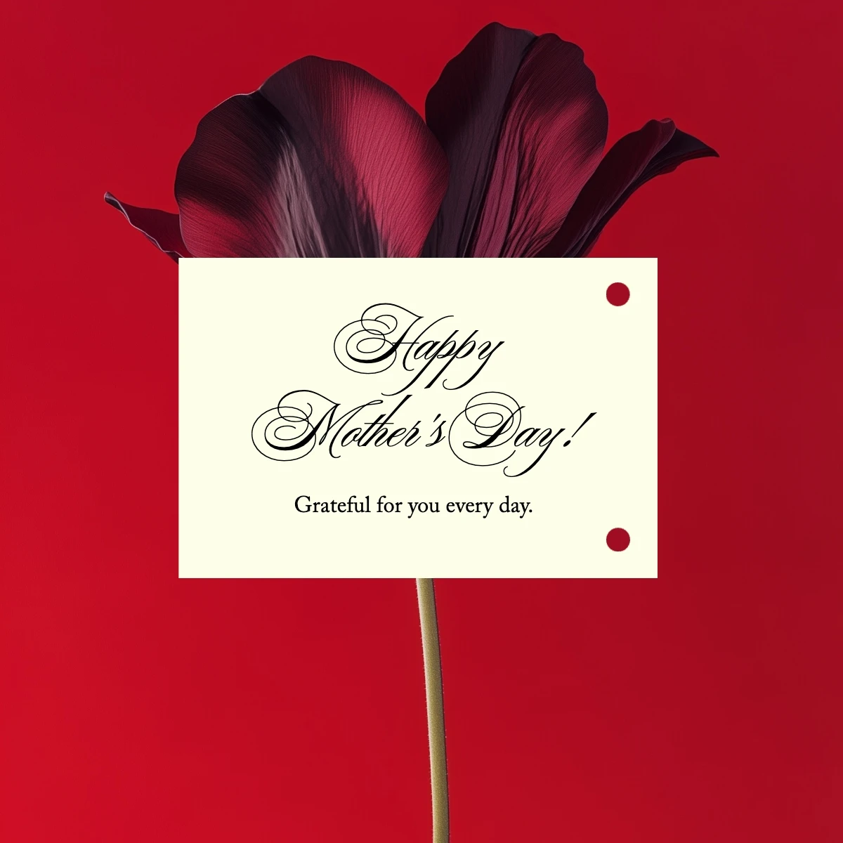 Classic Floral Mother's Day Greeting Card
