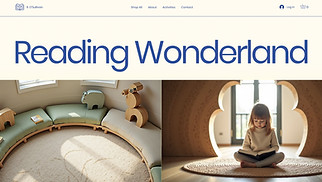Books & Publishers website templates - Children's Bookstore (Playful)