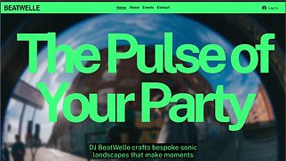 Template siti web Tutto - DJ (Fun)