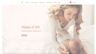 Gesundheit & Wellness Website-Vorlagen - Baby-Beratung