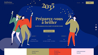 Templates de sites web Tous - Invitation fête et soirée