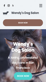 Mẫu trang web Thú cưng và Động vật – Người tỉa lông cho thú cưng