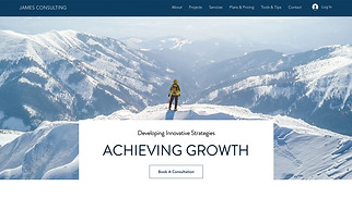 Consulting & Coaching website templates - Business Consulting Company 