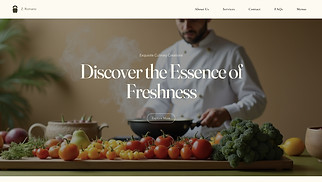 Catering & Chef website templates - Food Catering Service (Interactive)