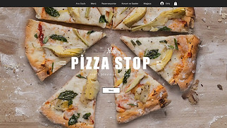 Yemek ve Restoran site şablonları - Pizza Restoranı