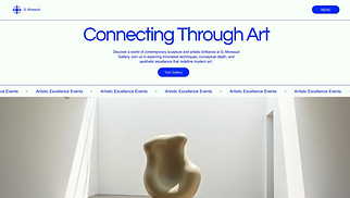 Visual Arts website templates - Art Gallery (Sophisticated)