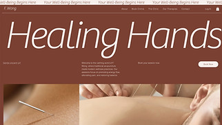 Wellness website templates - Acupuncture Therapist (Tranquil)