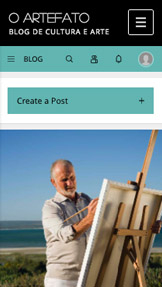 Templates de Blog - Blog e podcast de arte