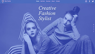 Fashion website templates - Creative Fashion Stylist