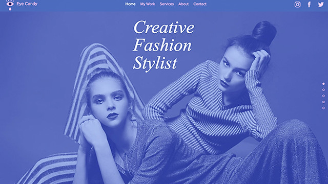 Fashion website templates - Creative Fashion Stylist