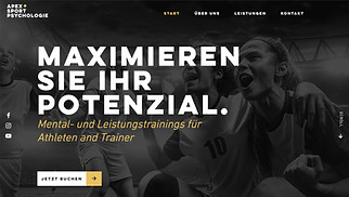 Unternehmen Website-Vorlagen - Sportpsychologie