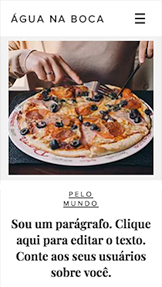 Templates de Blog - Blog de Comida