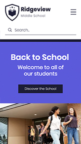 Mẫu trang web Trường học và Trường đại học – Trường học 