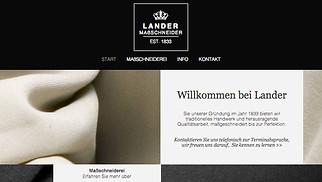 Stil & Mode Website-Vorlagen - Schneider