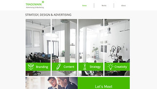 비즈니스 웹 사이트 템플릿 – 스마트 브랜드 디자인