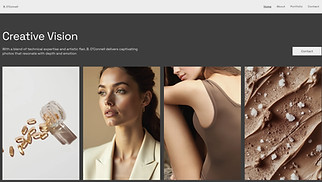 Portfolios website templates - Studio Photographer (Sleek)