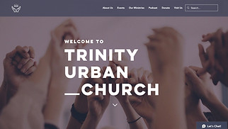 Communities website templates - Church
