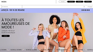 Templates de sites web Boutiques en ligne - Boutique de vêtements