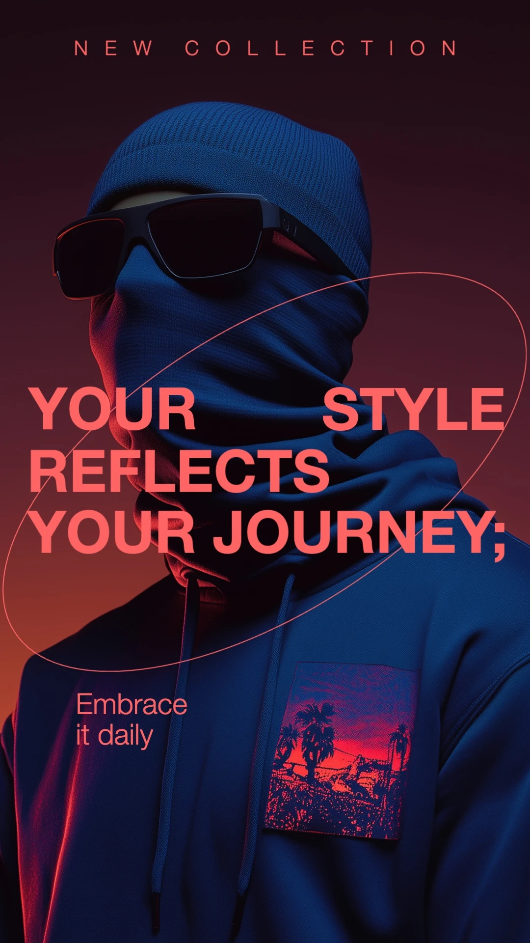 Bold Dark Fashion Facebook Story