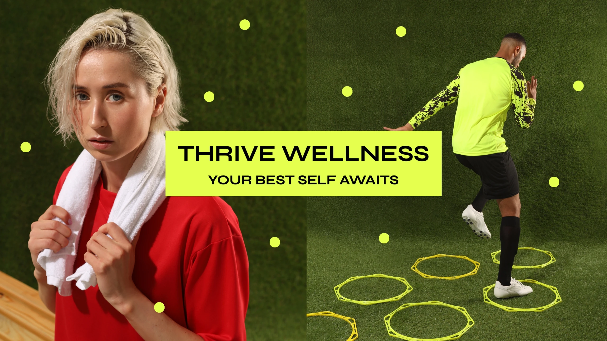 Bold Neon Health & Fitness YouTube Banner