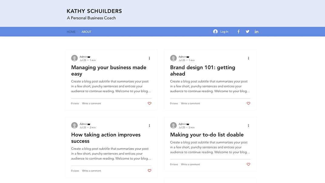 Business Blog