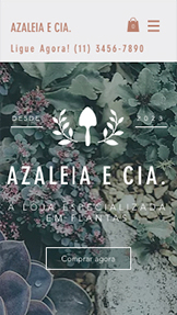 Ver todos os templates website templates – Boutique de Plantas