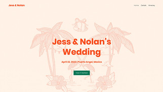 Template situs web Pernikahan – Undangan Pernikahan