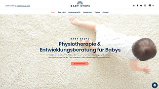 Gesundheit Website-Vorlagen - Baby-Berater