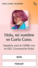 Landing Page plantillas web – CV creativo