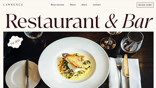 全部網站範本- Restaurant (Classic)