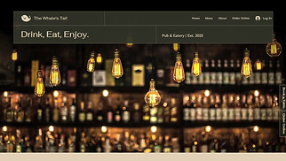 Mẫu trang web Nhà hàng và Ẩm thực - Quán rượu
